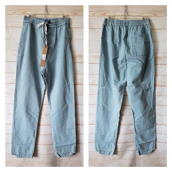 Ksubi Denim Track Pants Elasticated Waistband Drawstring Classic Men Size Small - Picture 2 of 10